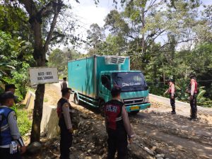 Antisipasi Macet, Polres Tapsel Patroli ke Desa Bulu Payung