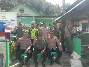 Wujud Sinergitas, Kapolsek Muara Sipongi Kunjungi Koramil