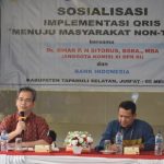 Bersama BI Sihar Sitorus QRIS ke Masyarakat Tapsel