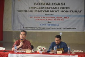 Bersama BI, Sihar Sitorus Kenalkan QRIS ke Masyarakat Tapsel