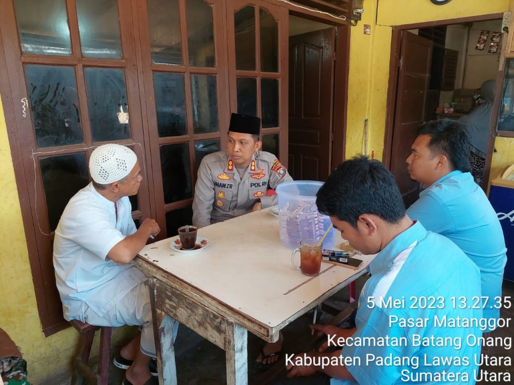 Tanpa Jarak, Kapolres Tapsel Dengarkan Curhat Masyarakat