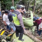 Truk CPO Terjun ke Jurang di Parsalakan Tapsel