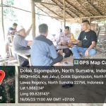 Bhabinkamtibmas Polsek Dolok Duduk Satu Meja dengan Warga