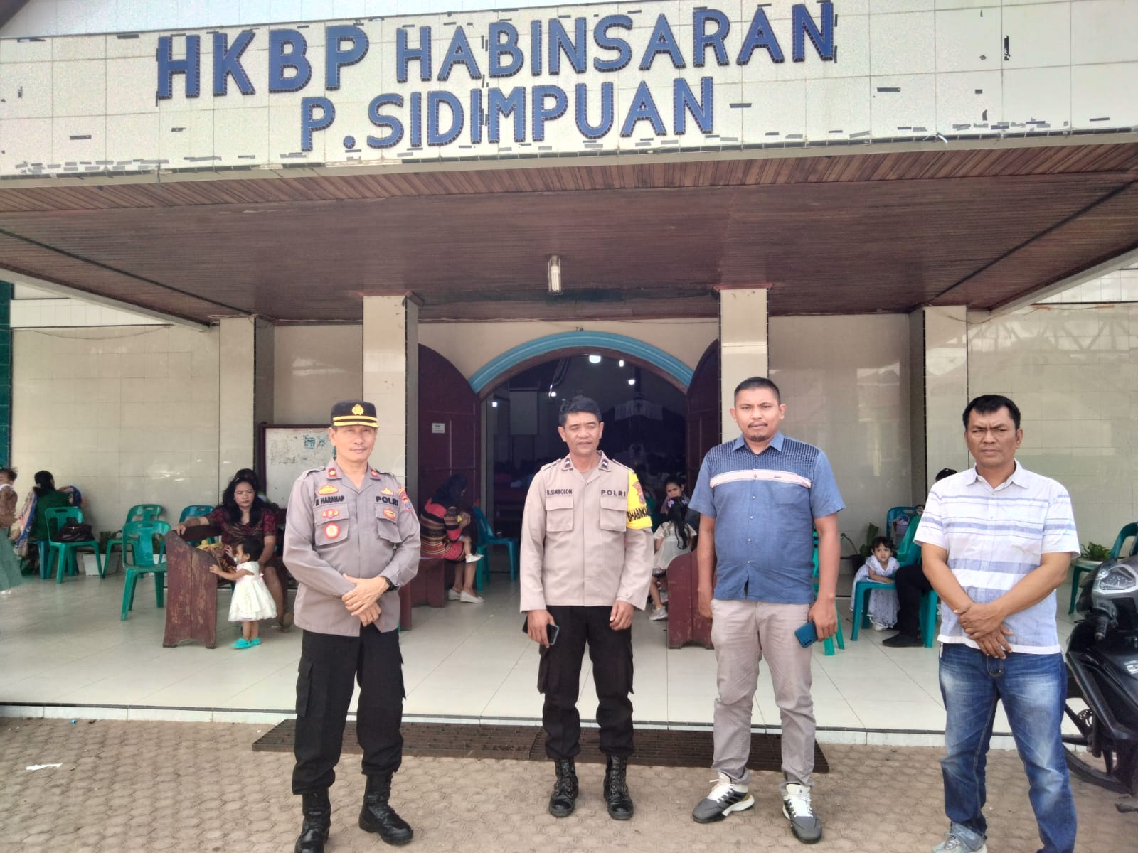 Waka Polres Padangsidimpuan Pengamanan Kenaikan Isa Al Masih