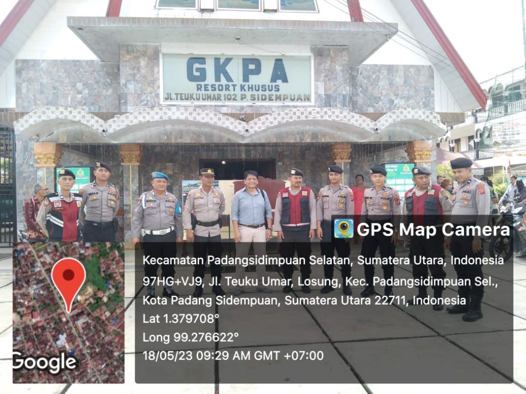 Polres Padangsidimpuan Kerahkan Puluhan Personel Amankan Gereja