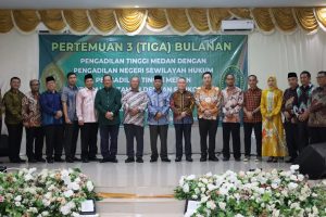 Kapolres Tapsel Hadiri Ramah Tamah dengan Pengadilan Tinggi Medan