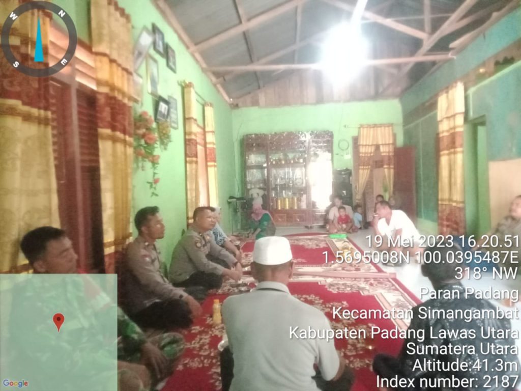 Polsubsektor Simangambat Damaikan Kasus Penghinaan