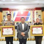 Pilkades Damai Polres Tapsel Raih Penghargaan