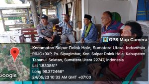 Tanpa Jarak, Polsek SD Hole Ngobrol Bareng Masyarakat