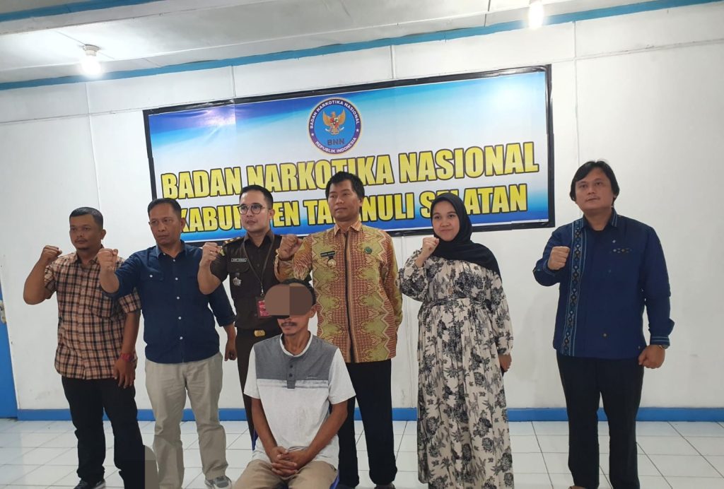 Usai Mengamankan, Polres Tapsel Kirim Pengguna Sabu Asesmen ke BNNK