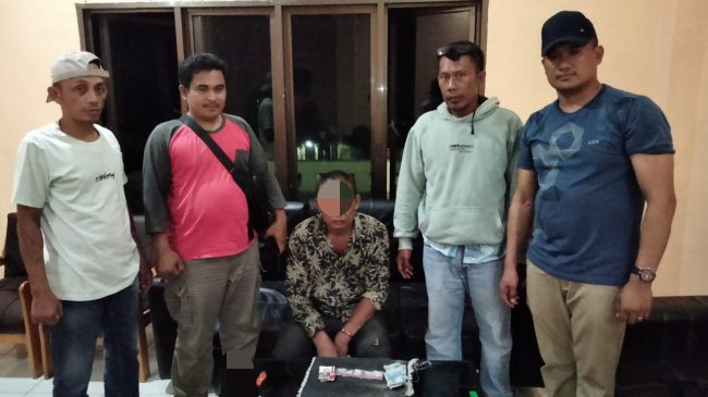 Polsek Padang Bolak Transaksi Sabu di Kebun Sawit