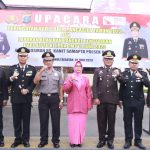 Kapolres Tapsel Upacara Kenaikan Pangkat