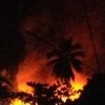 Rumah Permanen di Padangsidimpuan Terbakar