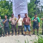 Polsek Batang Angkola Himbauan Tidak Mengambil Batu di Sungai