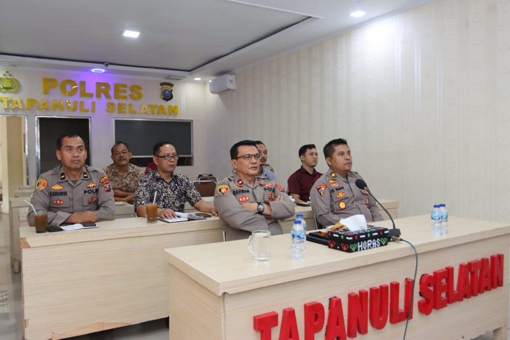 Polres Tapsel Ikuti Latihan Pra Operasi Antik Toba 2023