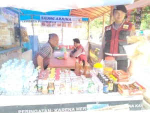 Sat Samapta Polres Tapsel Sambang dan Gatur Lalin di Parsalakan