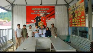 Di Polsek Batang Toru, Pelaku Pencurian Minta Maaf ke Pelapor