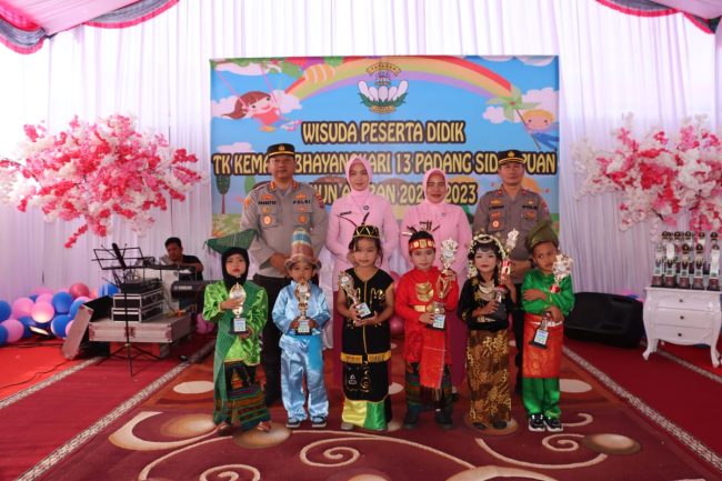 Kapolres Padangsidimpuan Wisuda TK Kemala Bhayangkari
