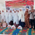 Polres Tapsel Berbagi Bansos di Pesantren