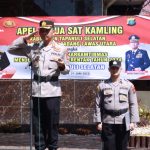 Apel Ketua Satkamling Kapolres Tapsel Potensi Kerusuhan Pemilu