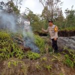 Lahan Ilalang Terbakar SD Hole