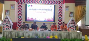 Kabag Ops Polres Tapsel Hadiri Rapat Rencana Simulasi Tindak Darurat bersama PT AR