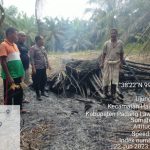 Polsek Padang Bolak Cek Kebakaran Lahan