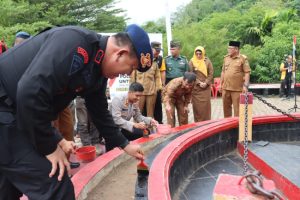 Kompak, Polres Tapsel dan Yon C Sat Brimob Polda Sumut Gelar Kurve di Benteng Huraba   