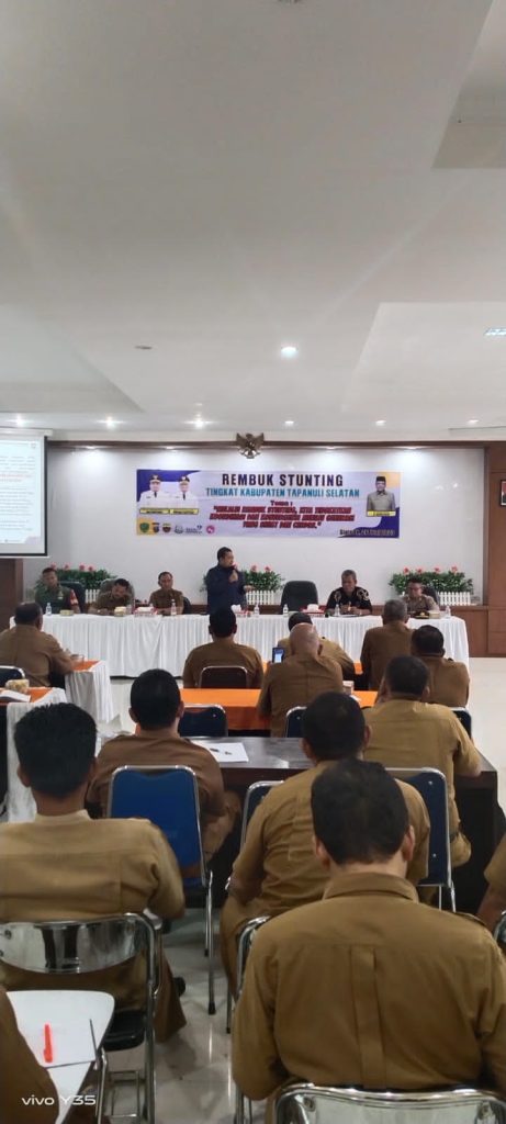 Kapolsek Sipirok Hadiri Rembuk Stunting Tingkat Kabupaten Tapsel