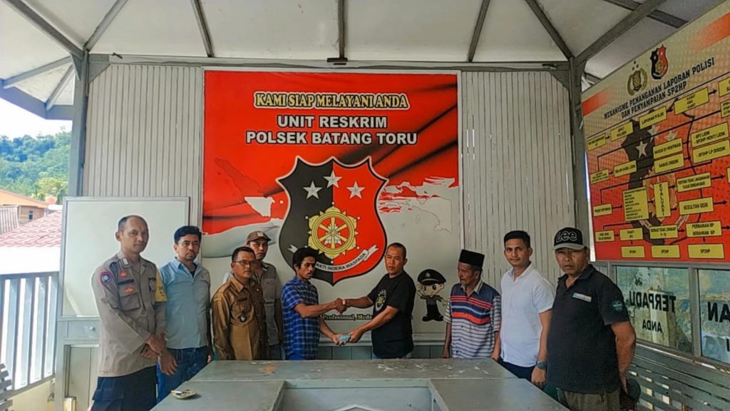 Sekali Lagi, Polsek Batang Toru Sukses Damaikan Kasus Penganiayaan