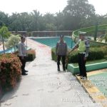Polres Tapsel Pengamanan di Water Boom Gunung Tua