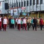 Kapolres Padangsidimpuan Olahraga Bersama TNI-Polri