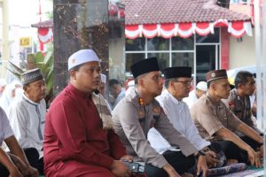 Salat ‘Ied di Mako Polres, Kapolres Tapsel : Selamat Hari Raya ‘Idul Adha