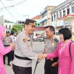 Kapolres Padangsidimpuan Upacara Kenaikan Pangkat