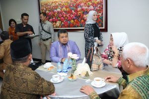 Hadiri RUPS-LB Bank Sumut, Bupati Tapsel Ucapkan Selamat Ke Babay Parid Wazdi