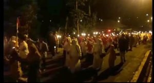 Puluhan Ribu Peserta Pawai Obor Meriahkan Tahun Baru Islam 1445 H Secara Serentak di 15 Kecamatan se Tapsel