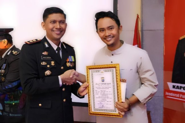 Penghargaan Tapsel Jurnalis Terima Kasih Kapolres