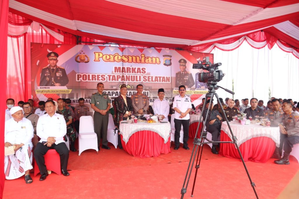 Akhirnya, Kapolri Resmikan Mako Polres Tapsel yang Baru