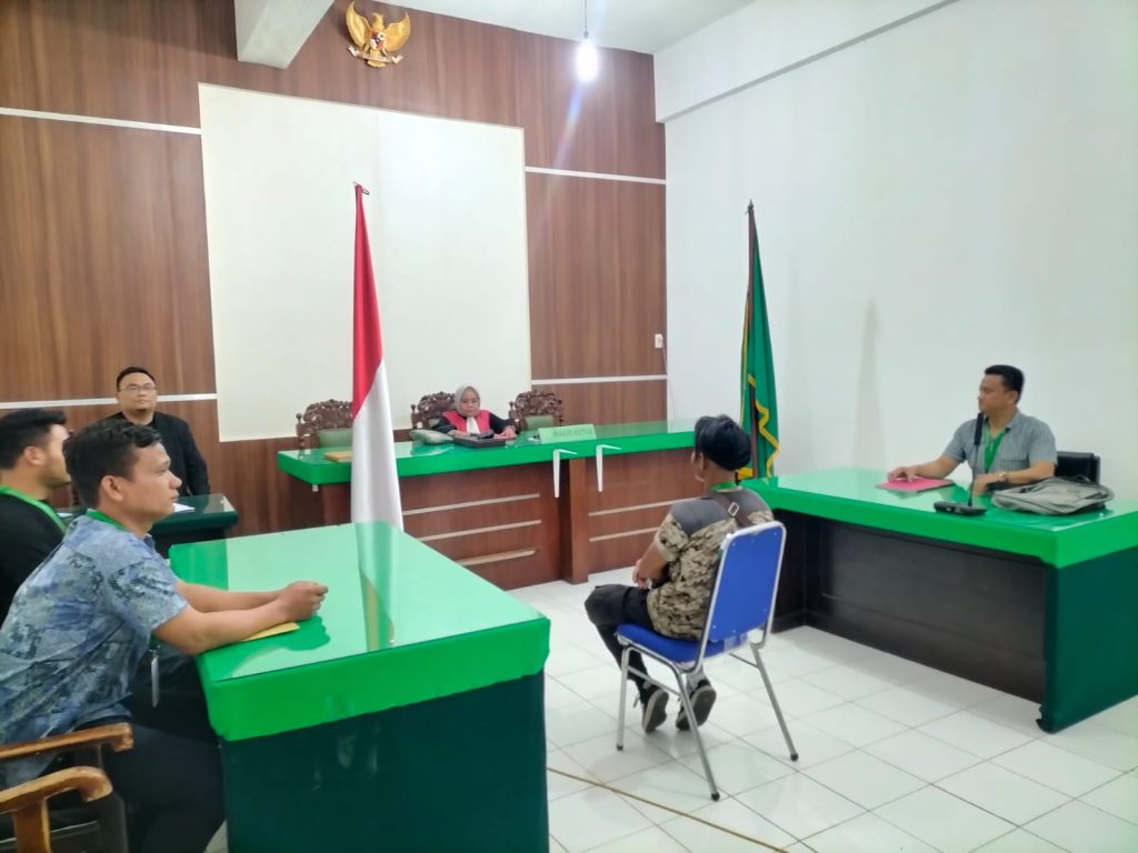 Polsek Padang Bolak Hadiri Sidang Tipiring di PN Padangsidimpuan