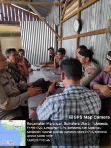 Polsek Batang Toru Hadiri Dialog antara Pihak PT SAE Group dengan Pengelola Kantin