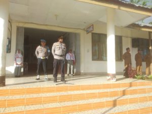 Jadi Pembina Upacara, Ini Pesan Kapolsek di SMK Negeri 1 Sipirok