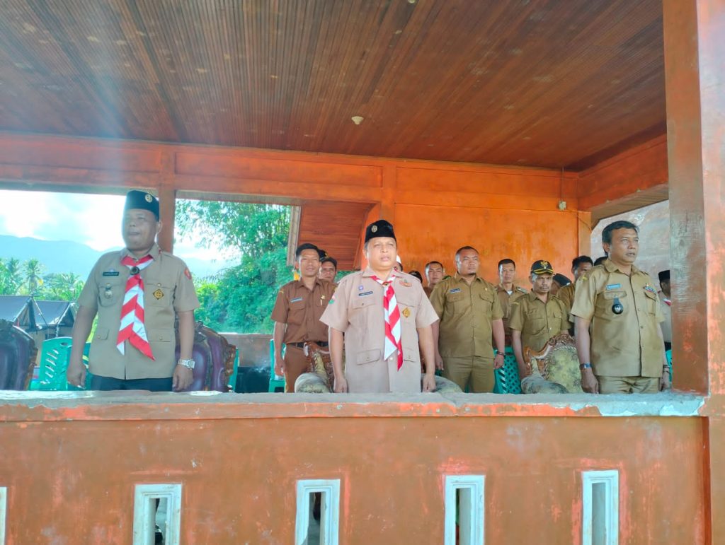 Kasat Binmas Polres Tapsel Hadiri Pembukaan Perkemahan Bakti Saka Kartika   