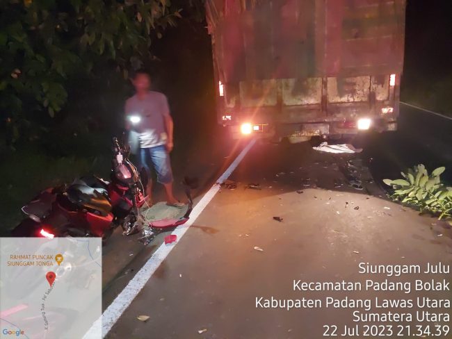 Pengemudi Sepeda Motor di Paluta Tewas