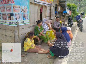Jaga Kamtibmas, Bhabinkamtibmas Polsek Sipirok Sambang Warga