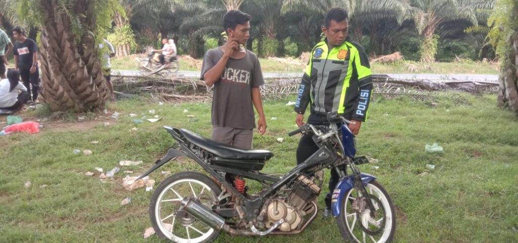 Polsek Batang Toru Patroli Balap Liar, 3 Unit Sepeda Motor Diamankan   
