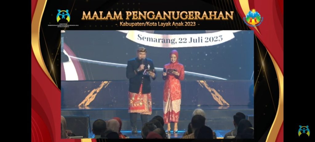 Selamat, Tapsel Raih Penghargaan KLA Tahun 2023 Kategori Madya