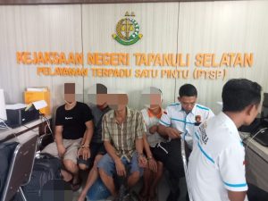 Berkas Lengkap, Sat Resnarkoba Polres Tapsel Limpahkan 4 Tersangka ke Jaksa