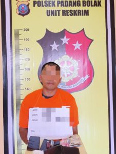 Awalnya Tabrak Sepeda Motor, Warga Bawa Pria ke Polsek Padang Bolak Karena Menyimpan Sabu