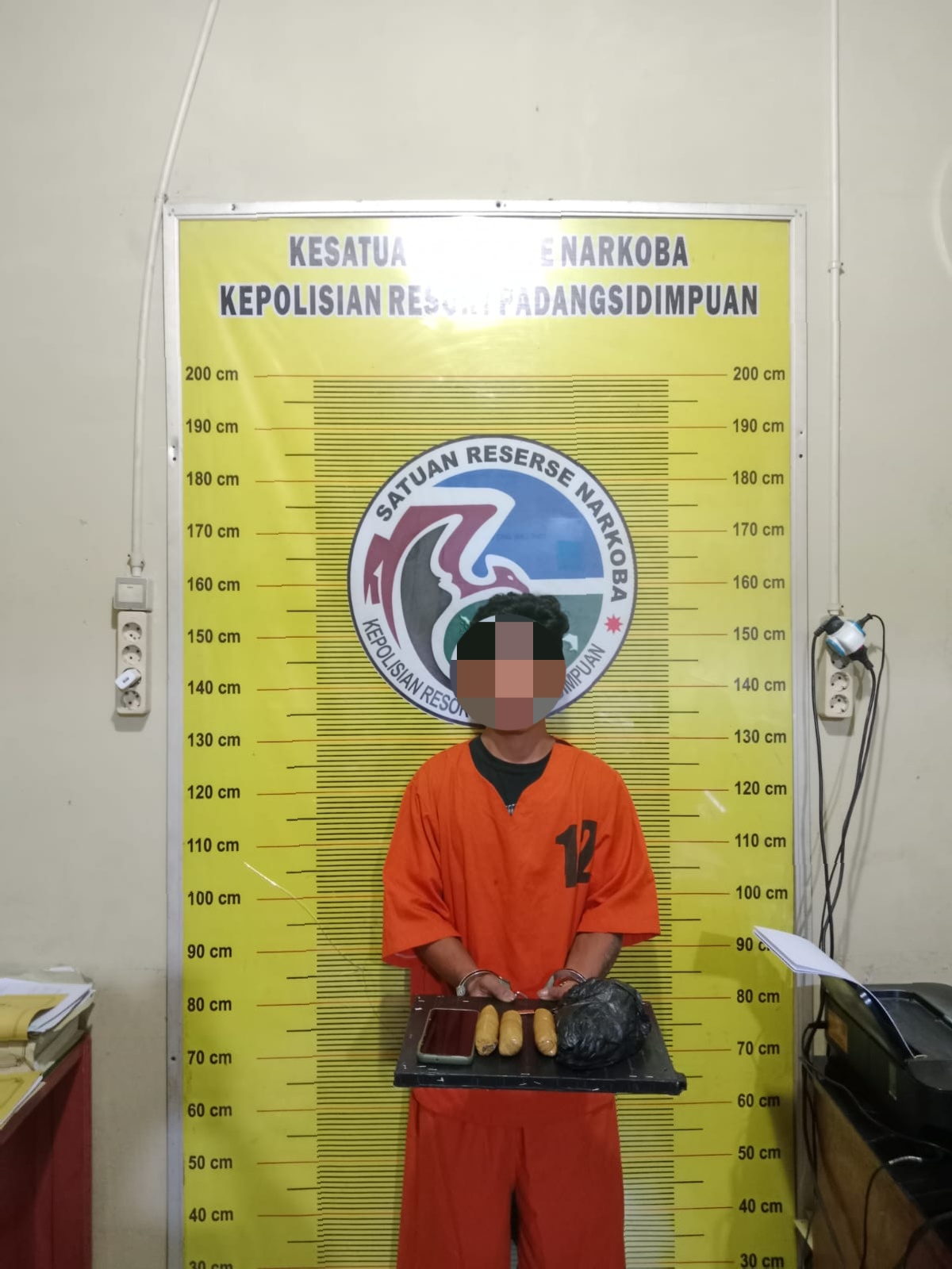 Call Center 110 Polres Padangsidimpuan Tangkap Pengedar Ganja