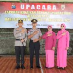 Kapolres Tapsel Upacara Kenaikan Pangkat Personel